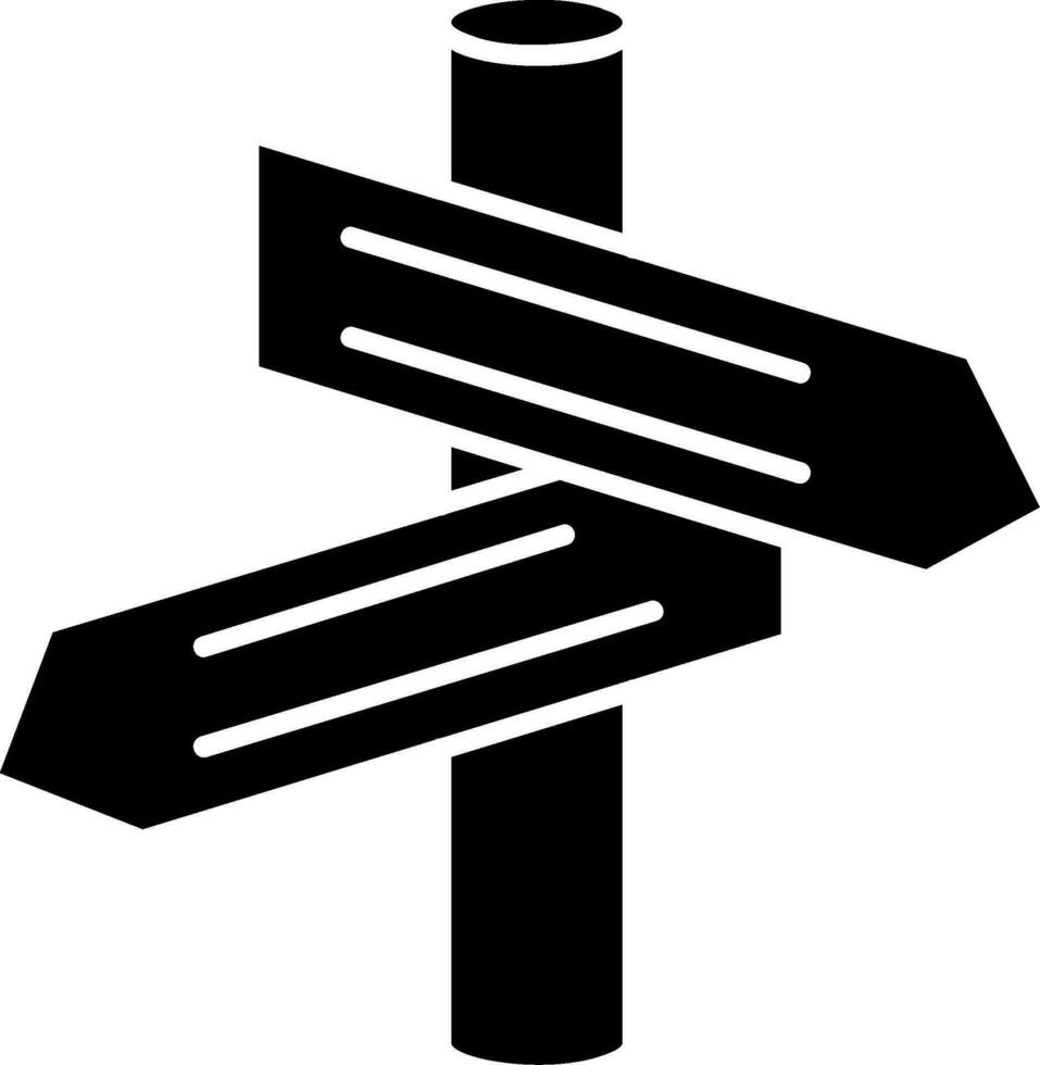 Zeiger-Glyphe-Symbol vektor