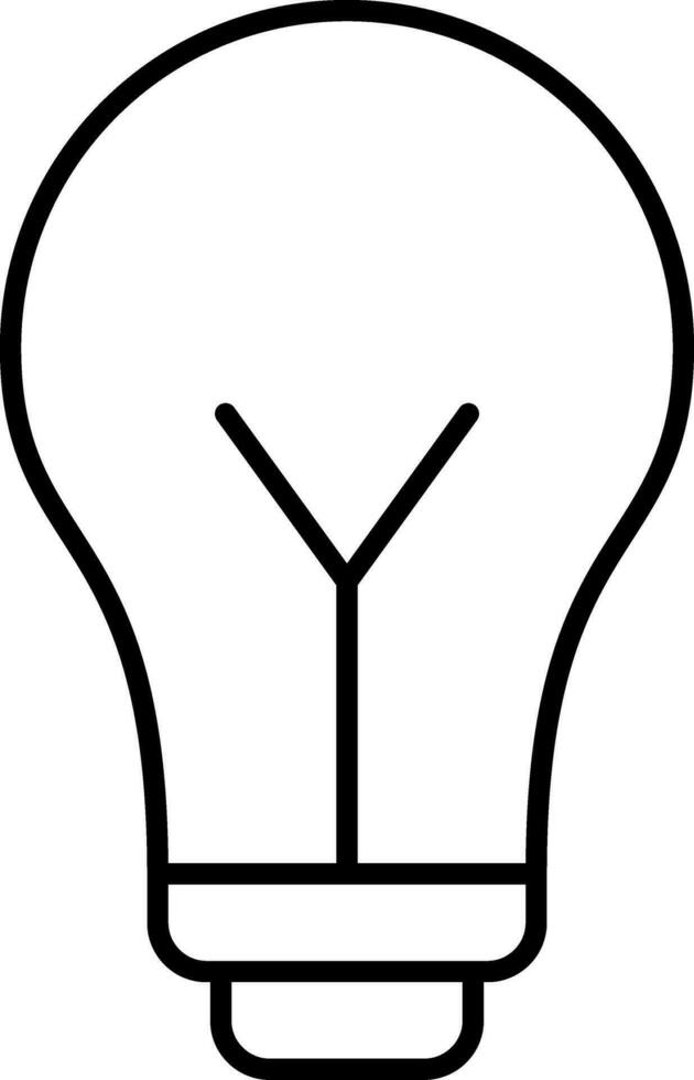 Symbol für die Ideenlinie vektor