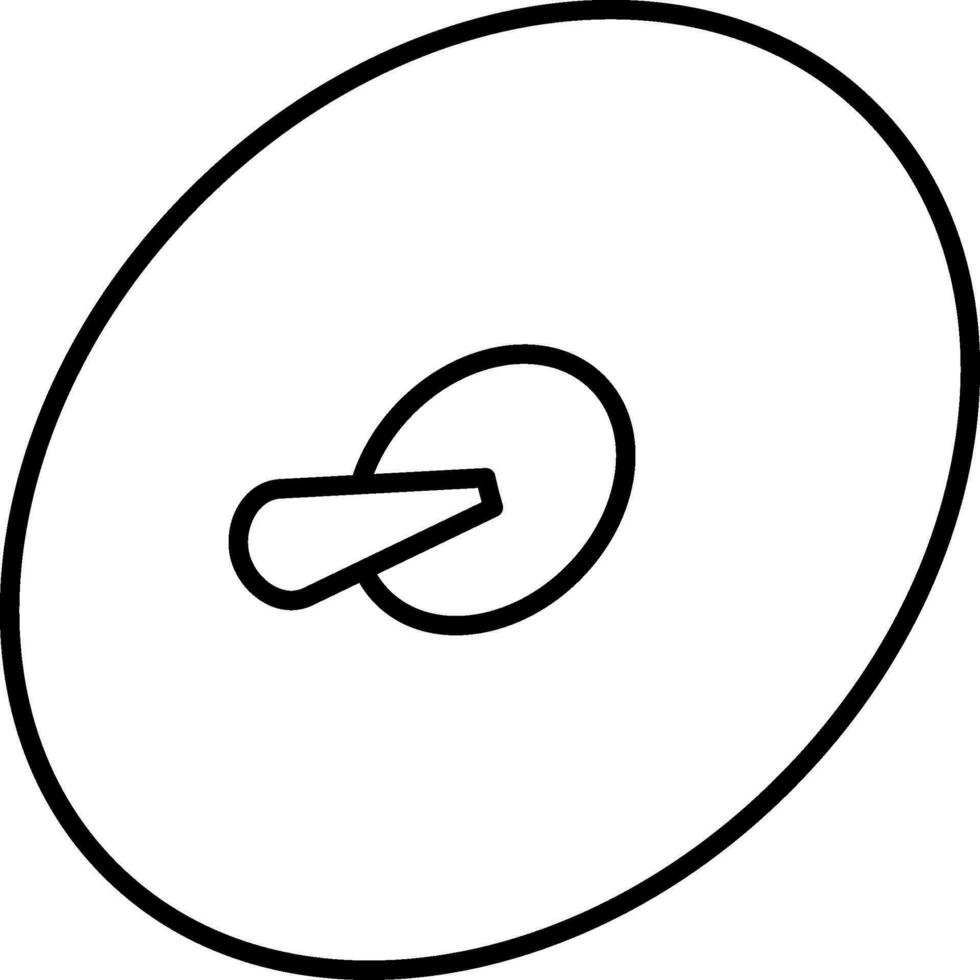 Becken Linie Symbol vektor