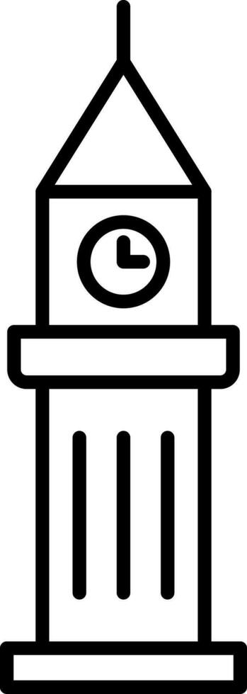 Symbol für die Turmlinie vektor