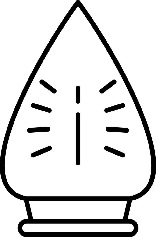 Symbol für die Eisenlinie vektor