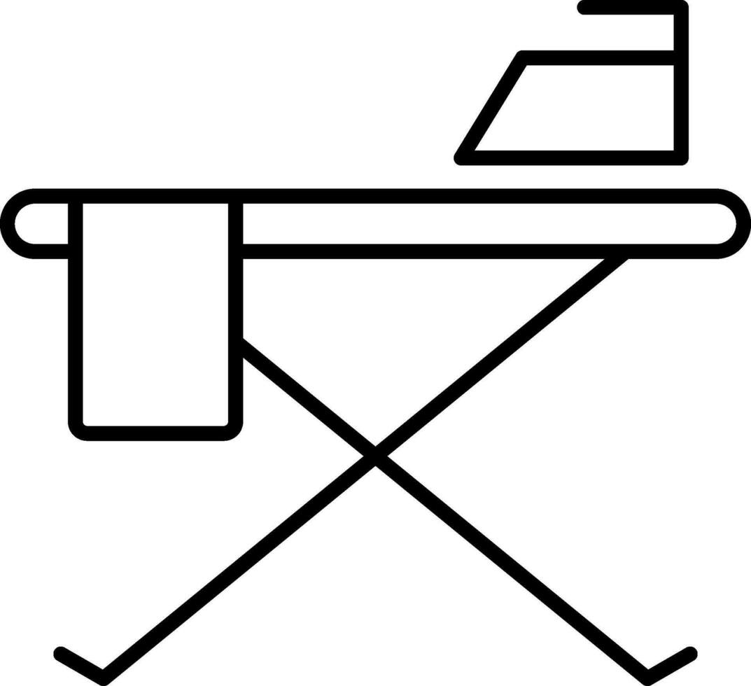 Eisen Tafel Linie Symbol vektor