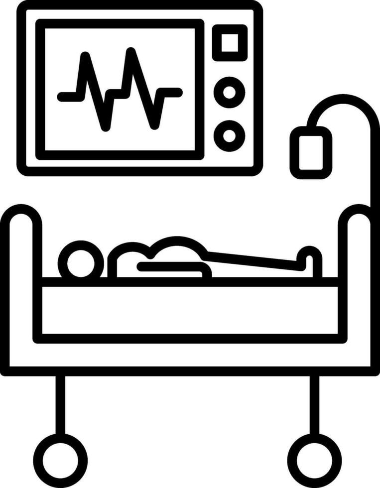 medizinisch Behandlung Linie Symbol vektor