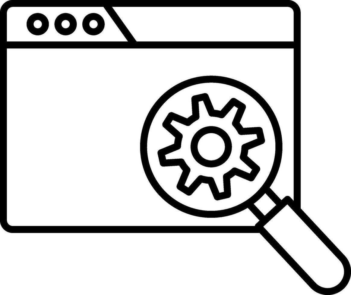 analytisch Linie Symbol vektor