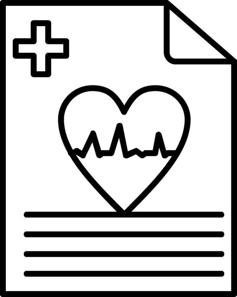 Symbol für die Gesundheitslinie vektor