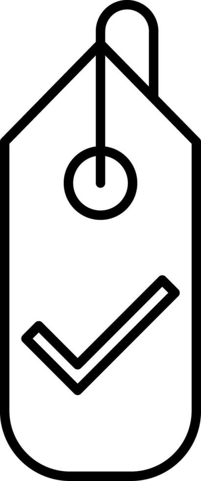 Tag-Line-Symbol vektor