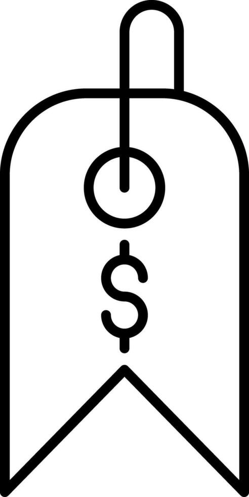 Tag-Line-Symbol vektor