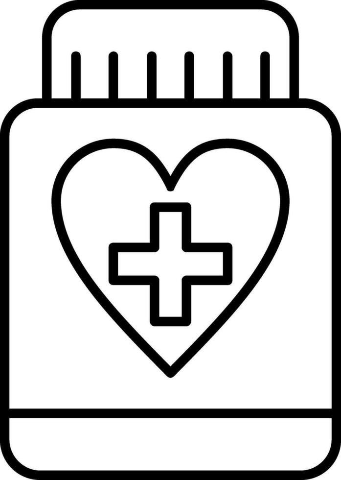 Pillenzeilensymbol vektor