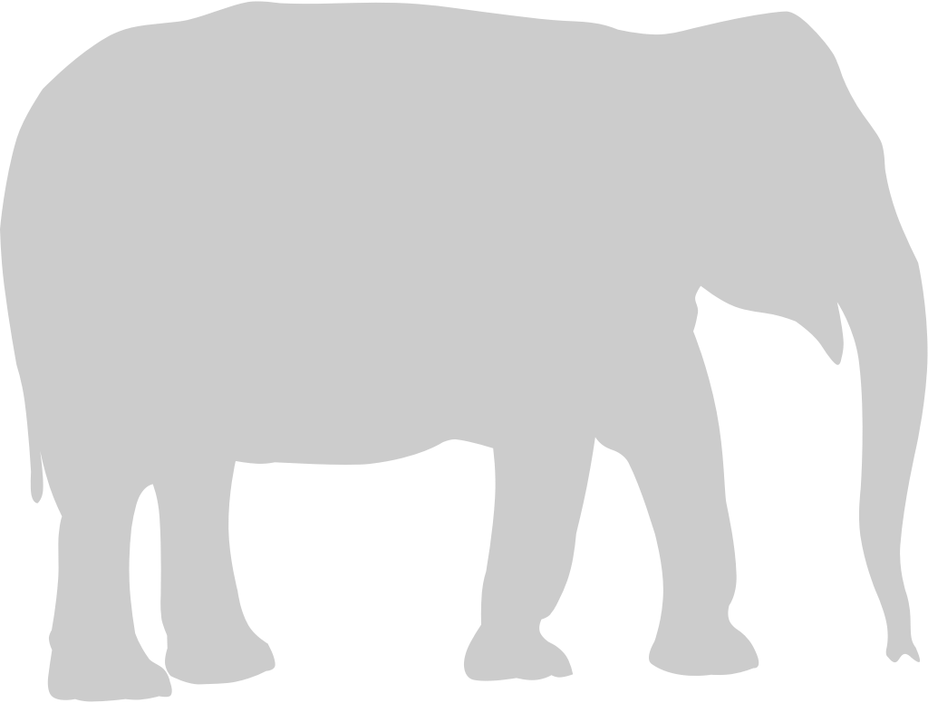 Tier Ursachen Elefant vektor