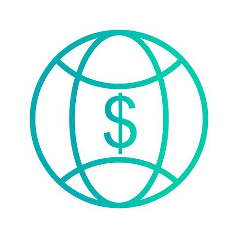 World Money Vector ikon