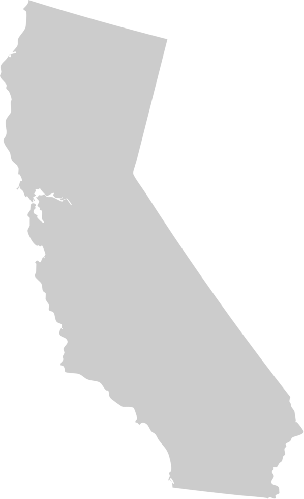 Kalifornien karta vektor