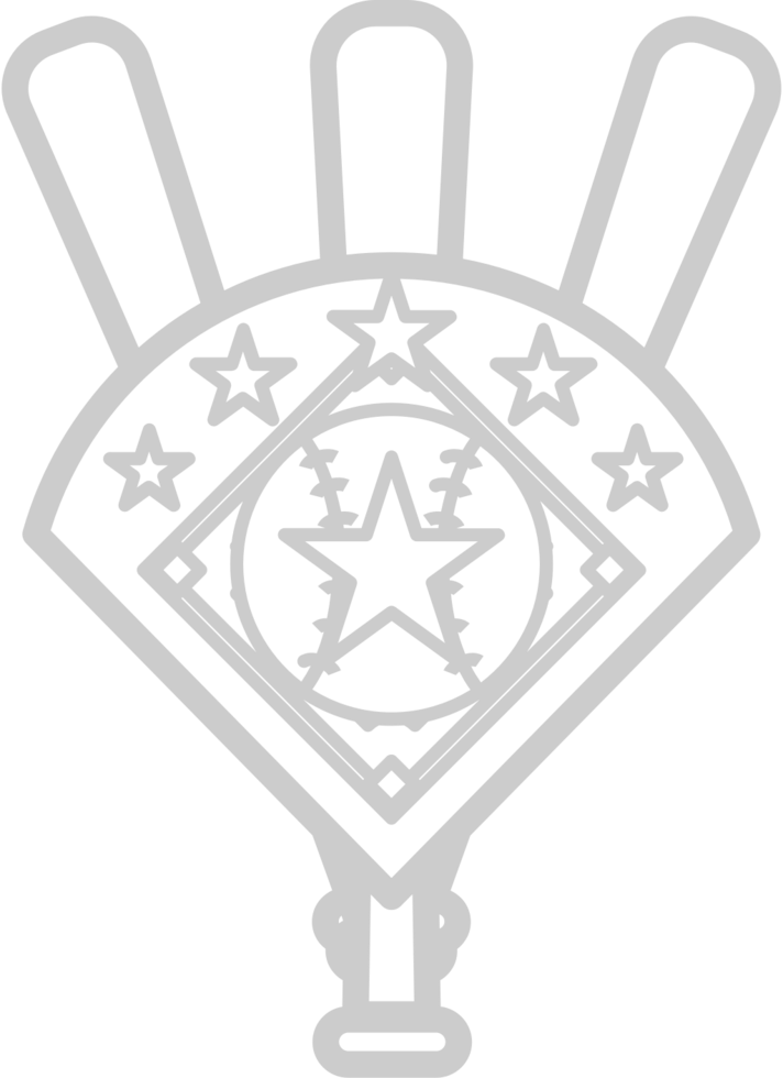 baseball diamant emblem vektor
