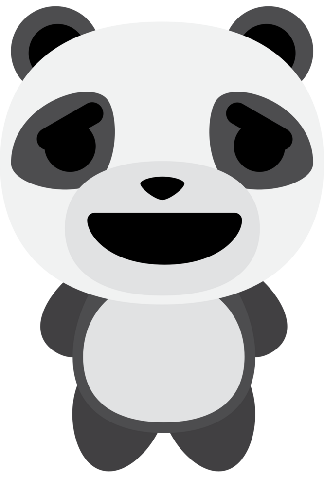 Emoji Panda entlasten vektor