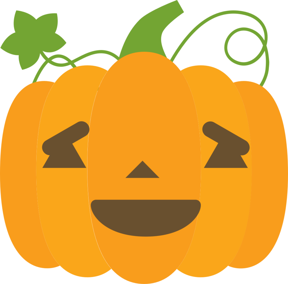 emoji pumpa lättad vektor