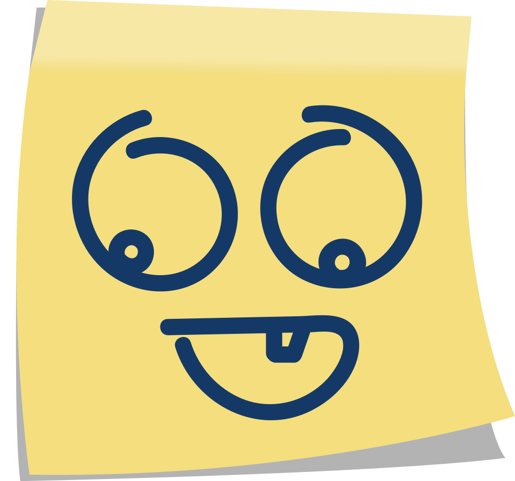 emoji post it idiot vektor