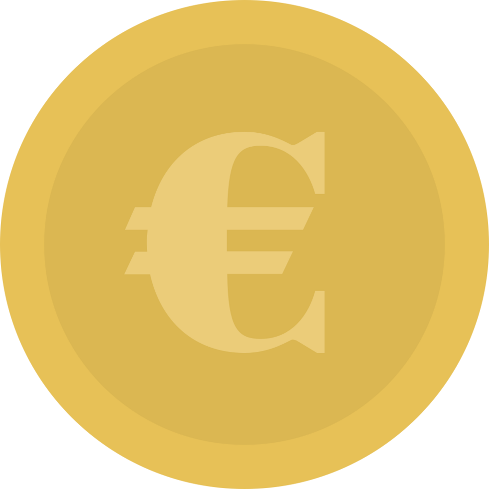 Münze Währung Euro vektor