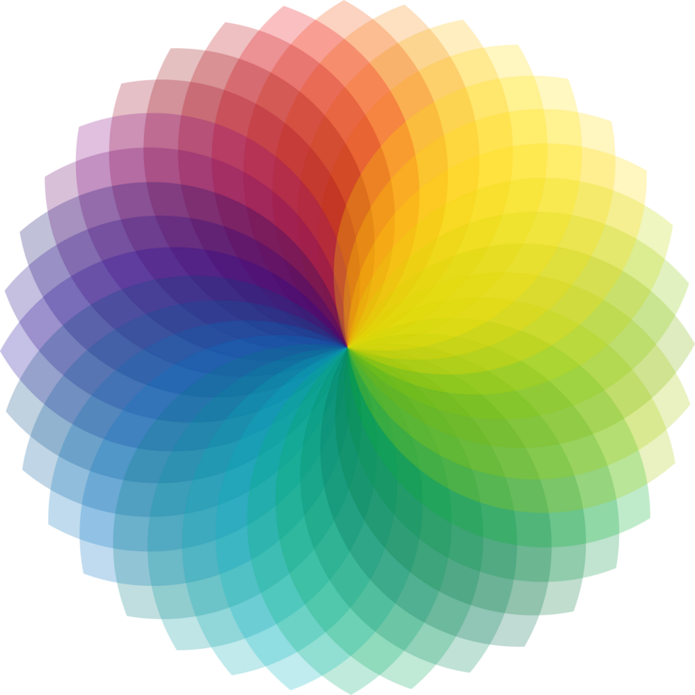 regnbågens färgspektrum vektor