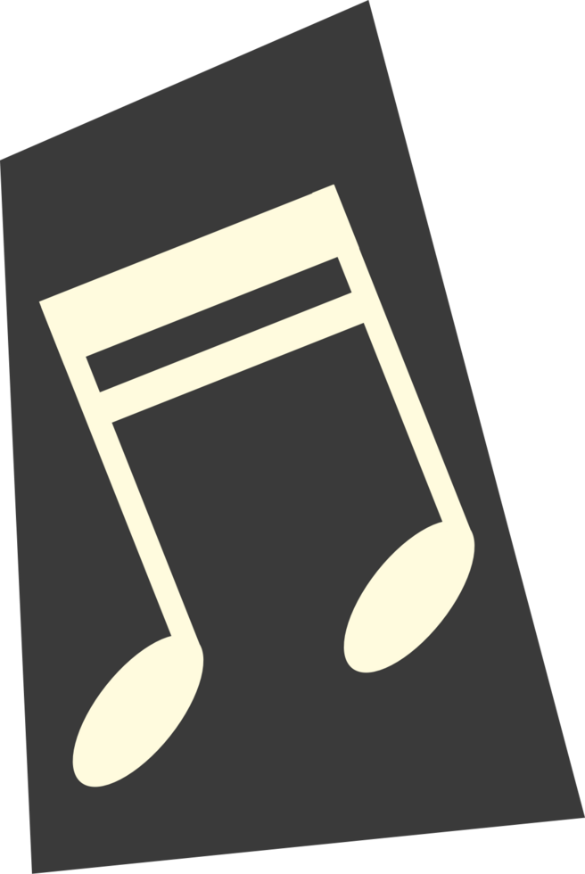 Musiksymbol vektor