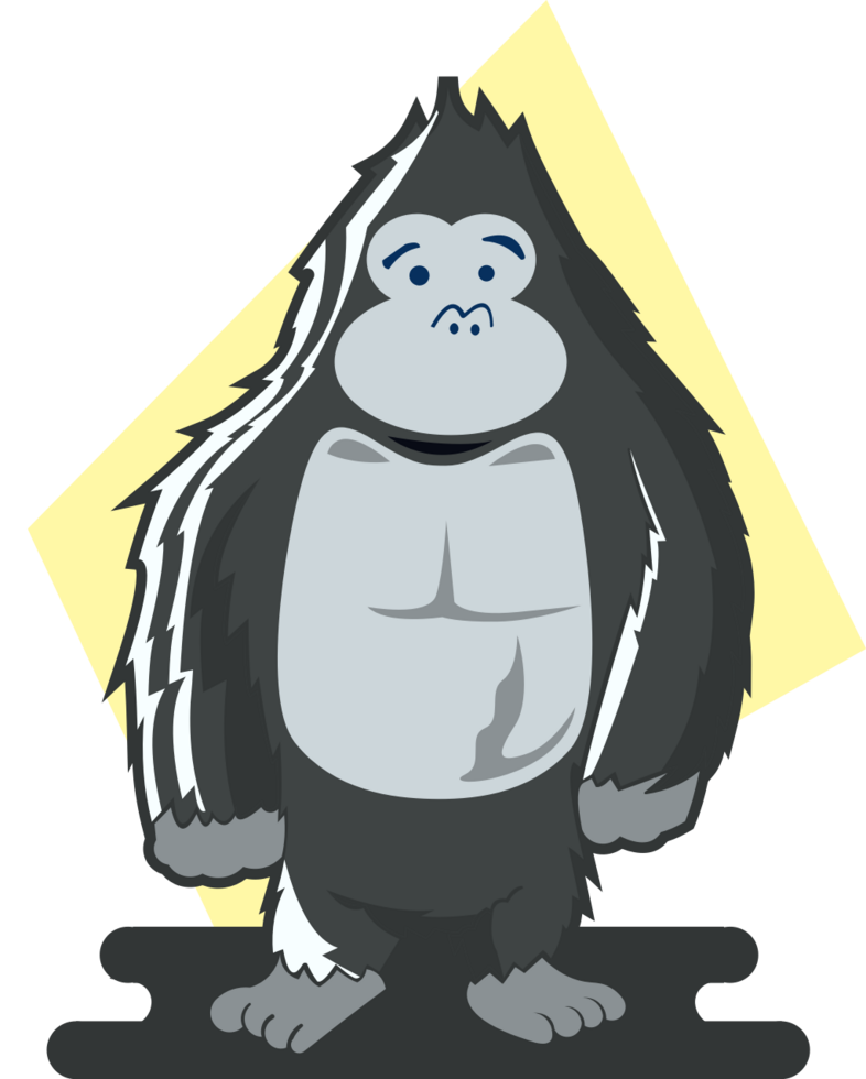 gorilla vektor