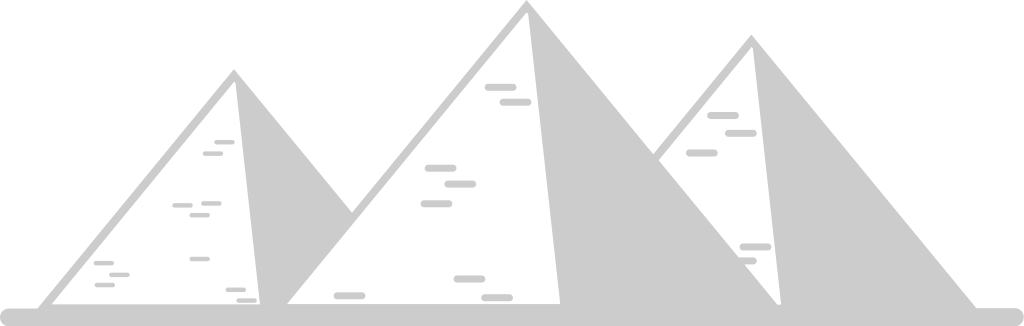 egyptiska pyramider vektor