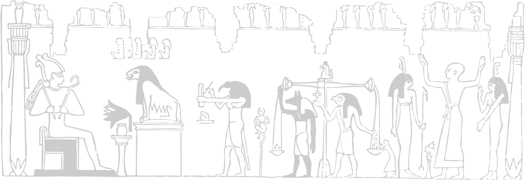 Ägypten Symbol skizzieren vektor