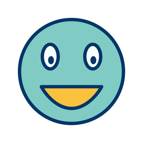 Skratta Emoji Vector Icon