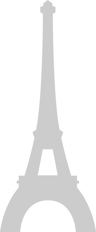 Paris Eiffel Turm einfach Symbol vektor