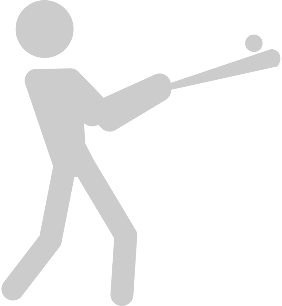 olympisches Piktogramm Baseball vektor