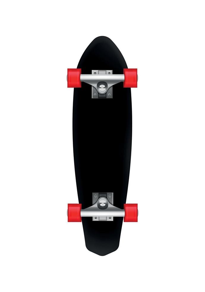 Unterseite der Skateboard-Komposition vektor