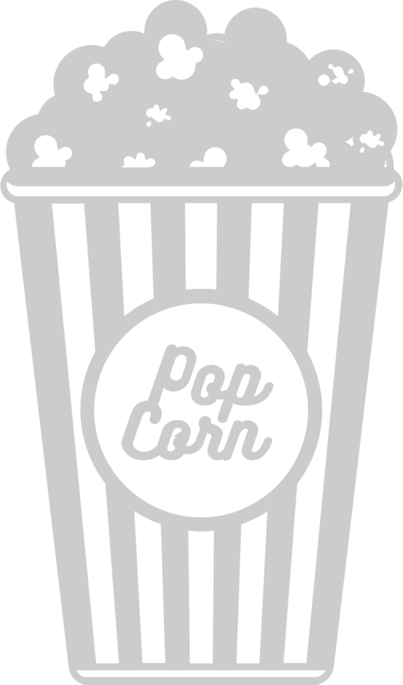 film popcorn vektor