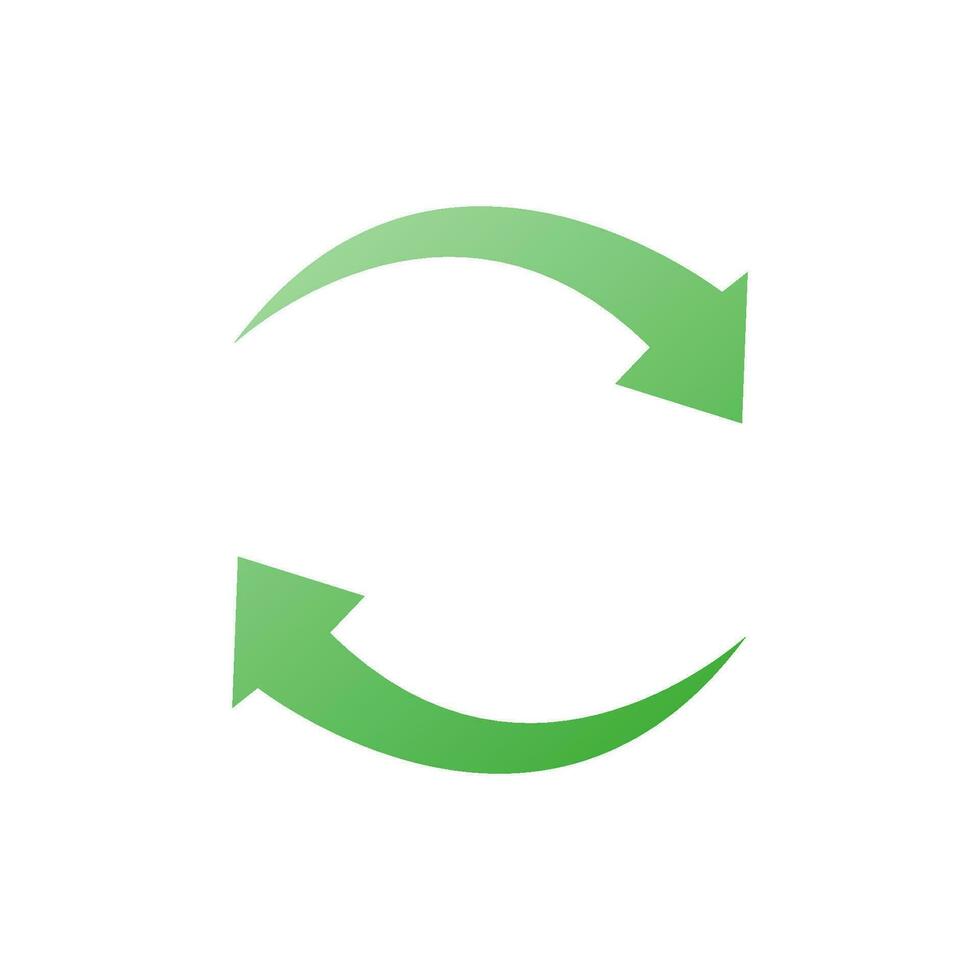 Öko-Symbol grüne Blatt-Vektor-Illustration isoliert vektor