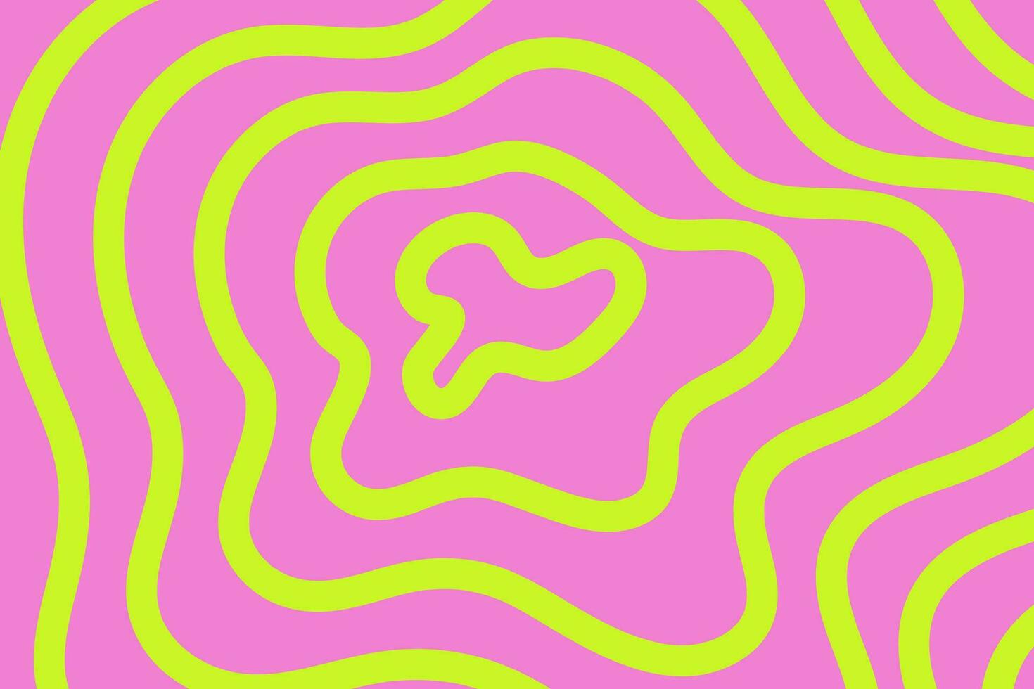 abstrakt psychedelic y2k retro bakgrund. levande rader spiral, vågig virvlar runt. enkel minimalistisk design. vektor illustration