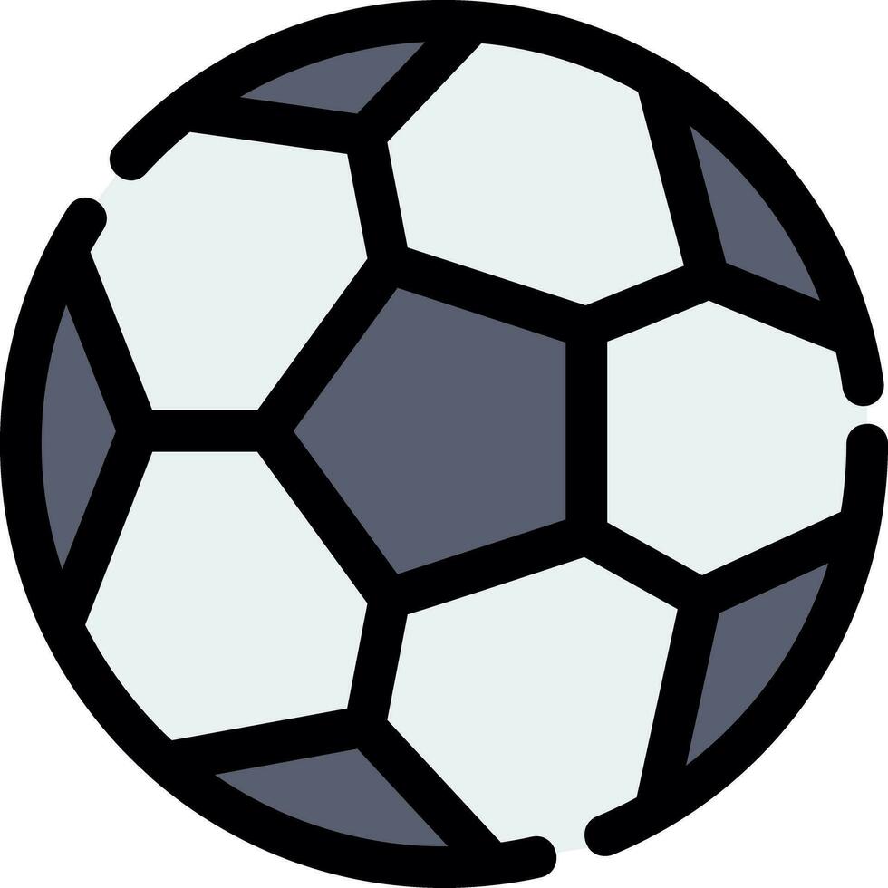 Fußball kreatives Icon-Design vektor