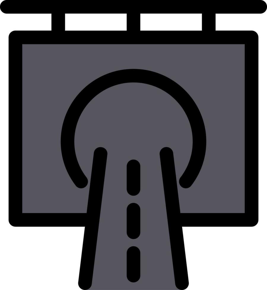 Tunnel kreatives Icon-Design vektor