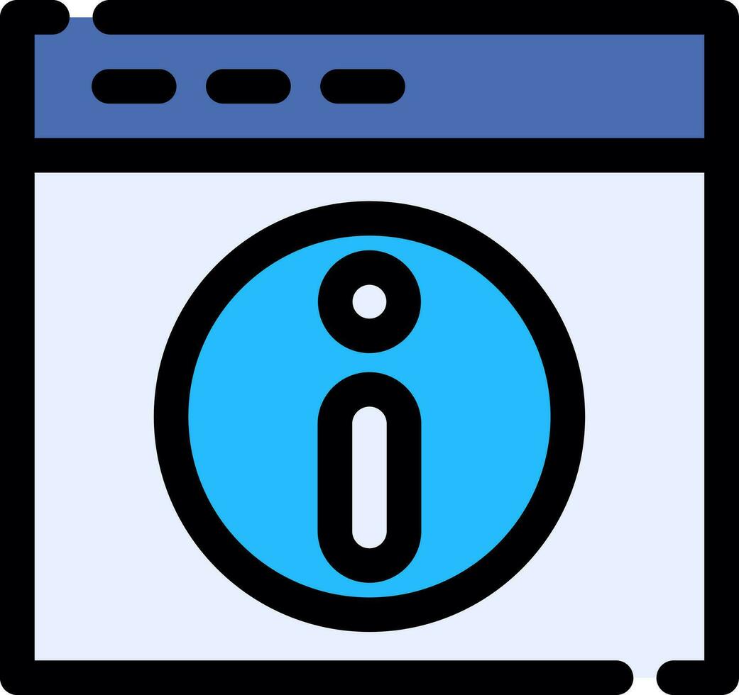 Informationen kreatives Icon-Design vektor