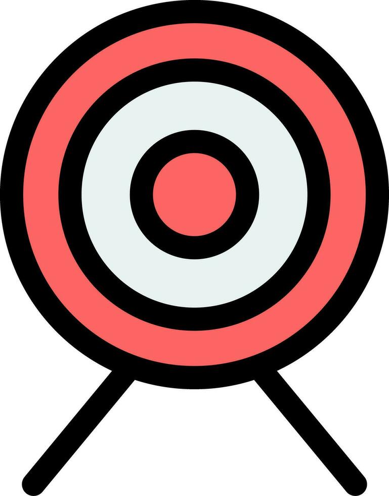 bullseye kreativ Symbol Design vektor