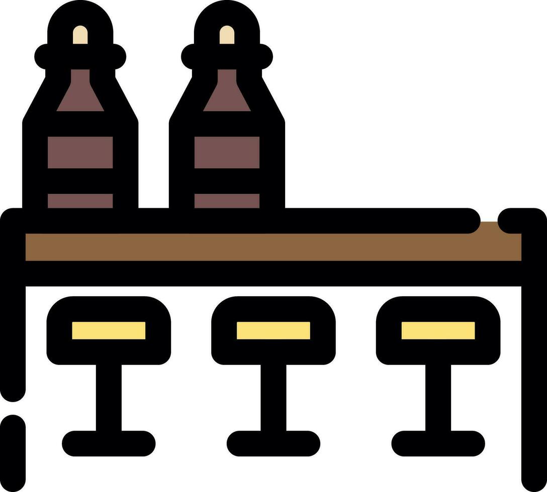 tabell kreativ ikon design vektor