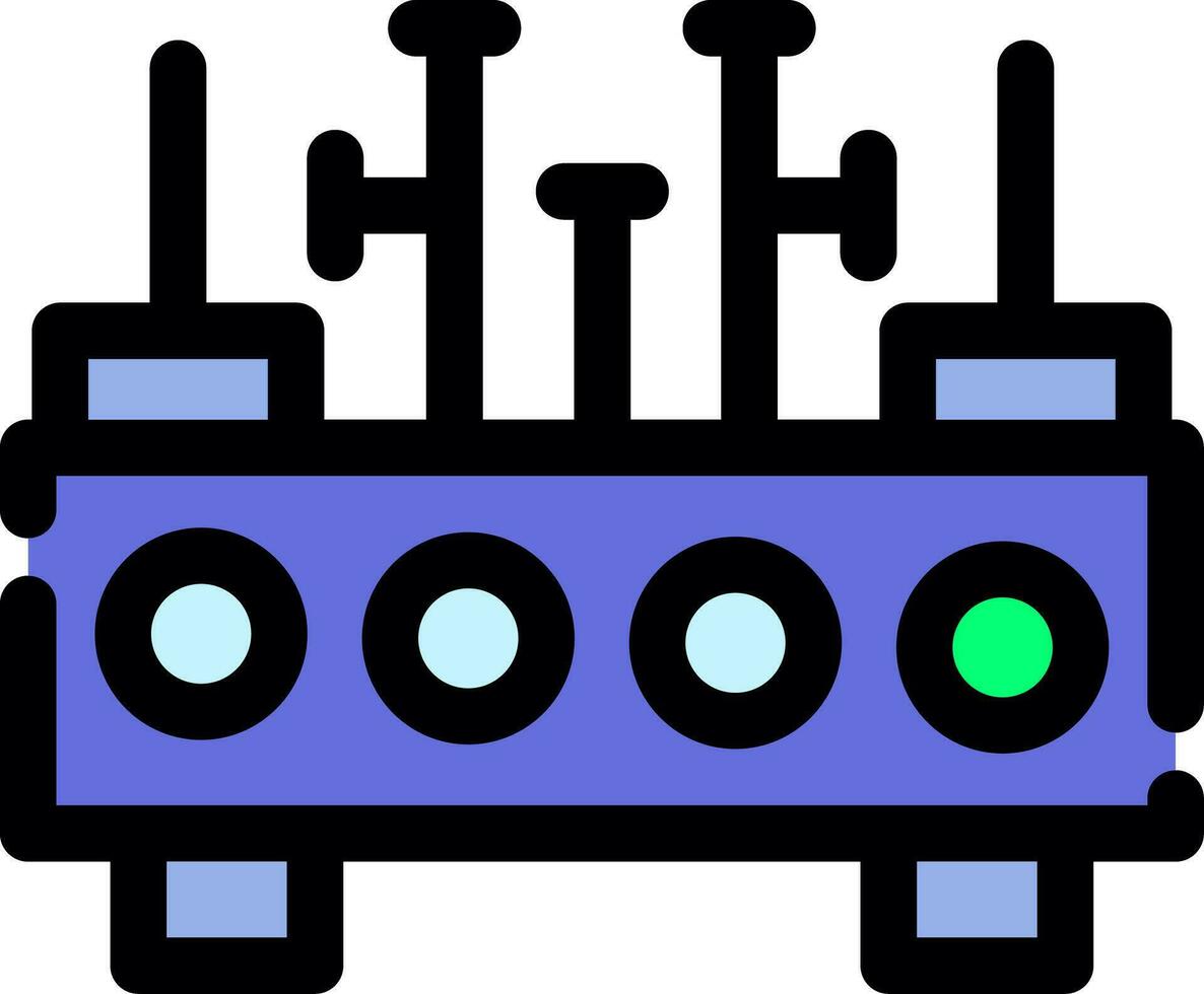 wiFi router kreativ ikon design vektor