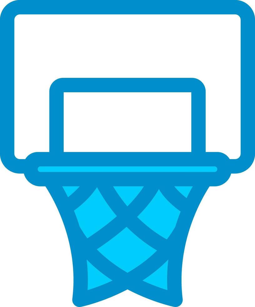 Basketballkorb kreatives Icon-Design vektor