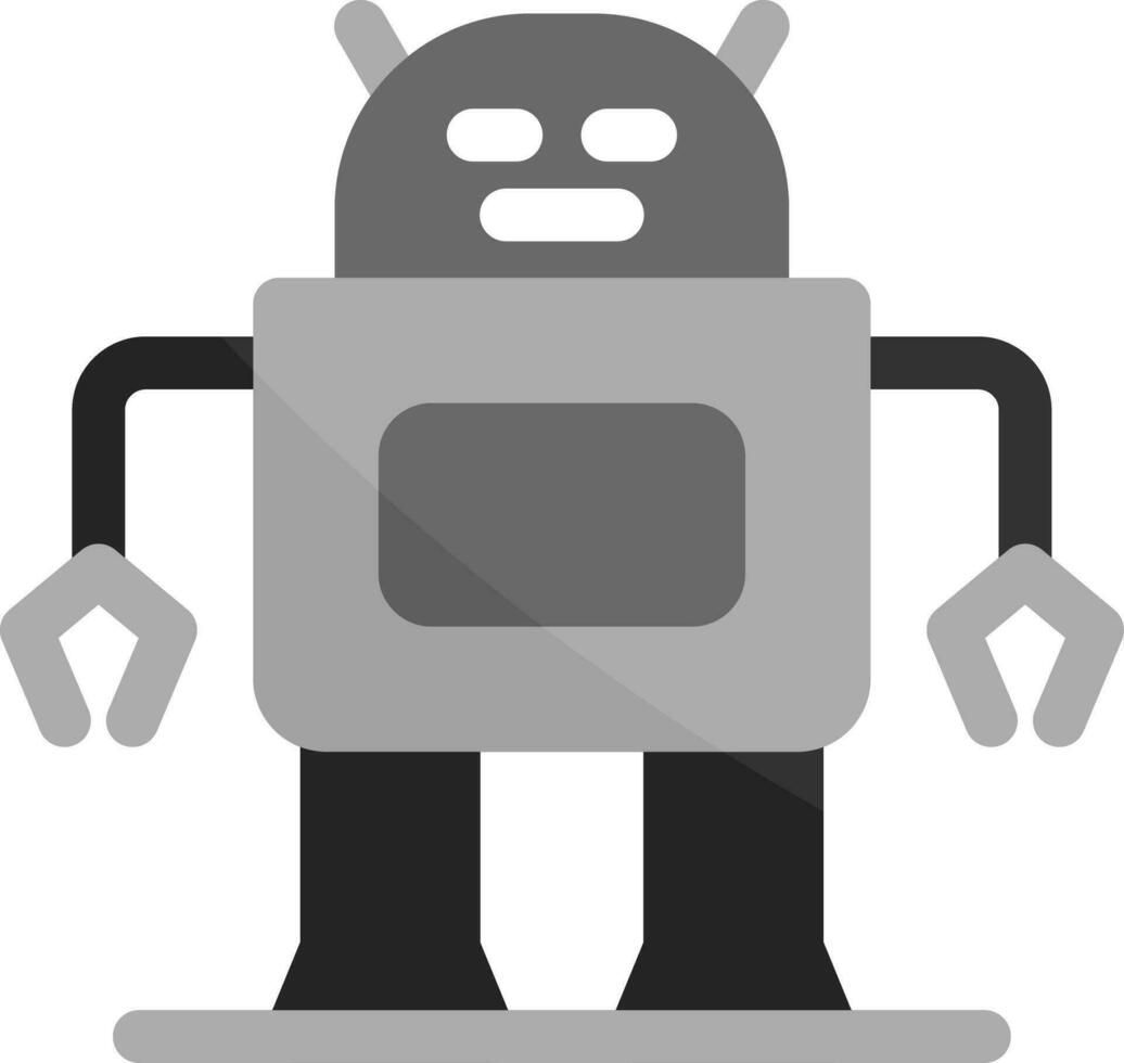 Roboter kreatives Icon-Design vektor