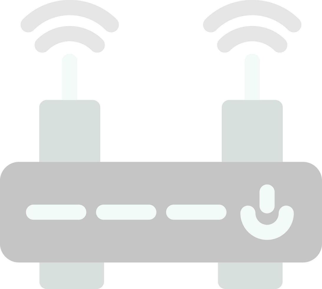 WLAN-Router kreatives Icon-Design vektor