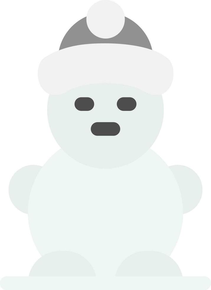 Schneemann kreatives Icon-Design vektor