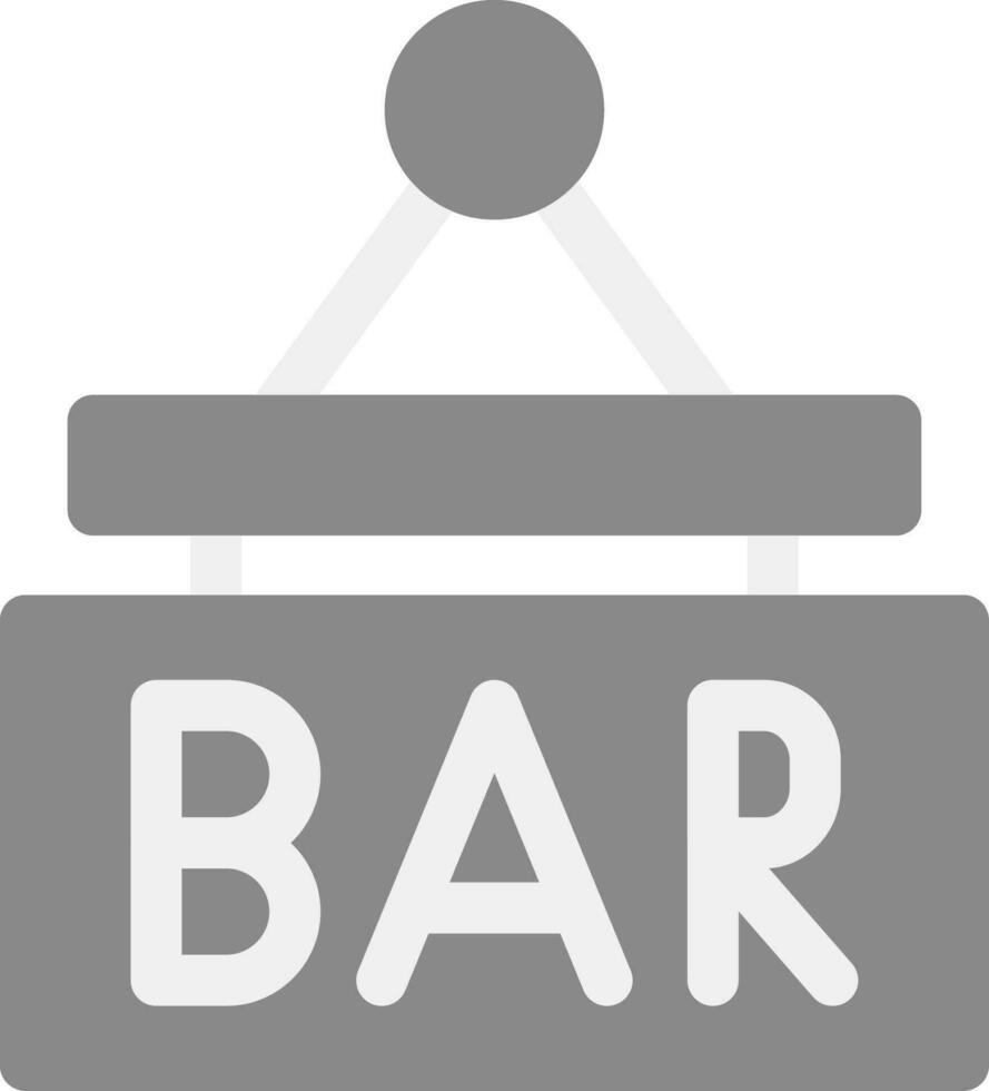 Bar-Schild kreatives Icon-Design vektor