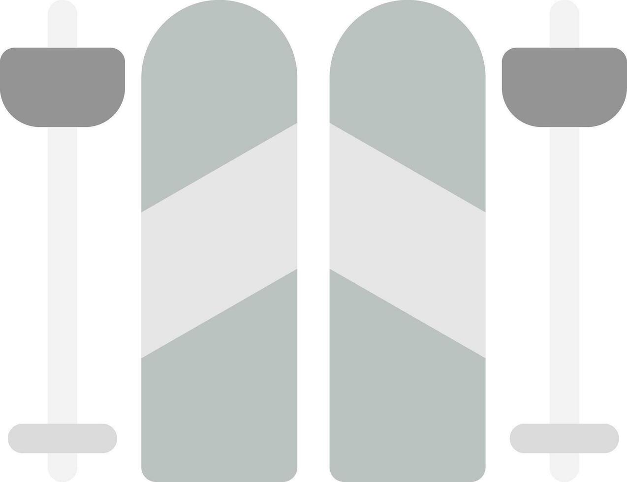 Ski kreatives Icon-Design vektor