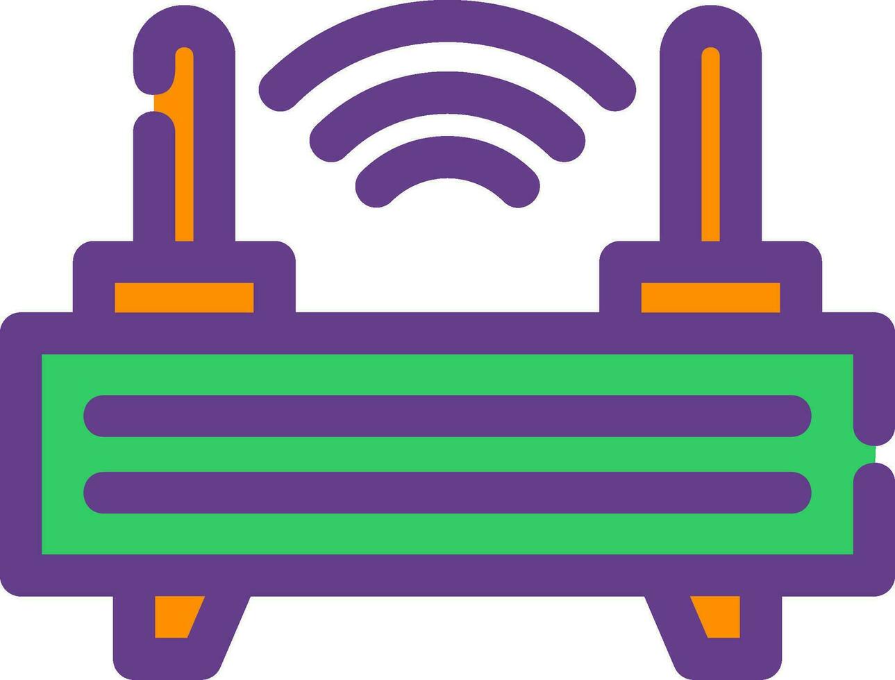 Router kreatives Icon-Design vektor