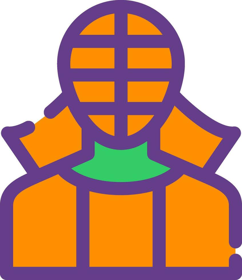 Kendo kreatives Icon-Design vektor