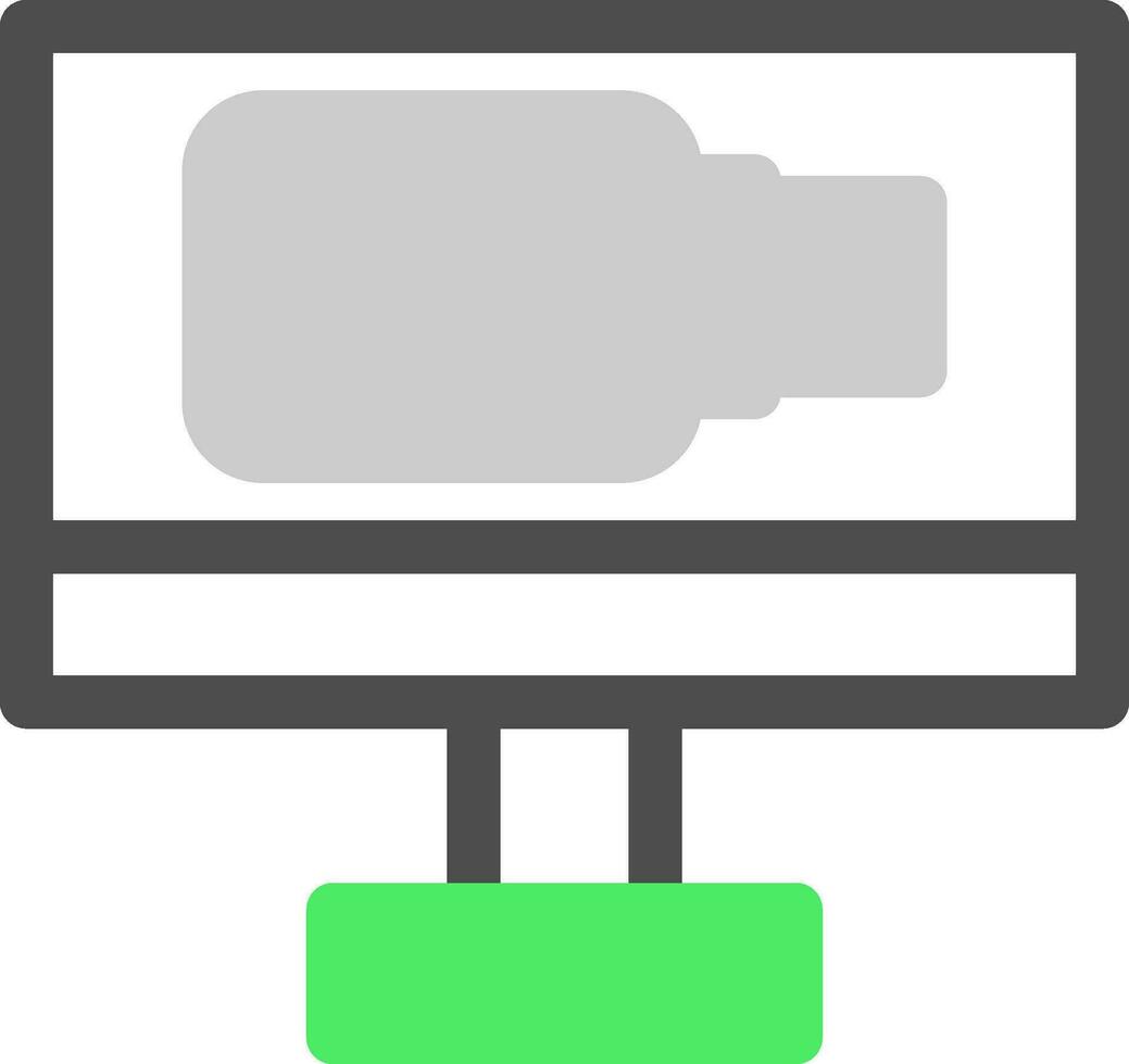 USB-Laufwerk kreatives Icon-Design vektor