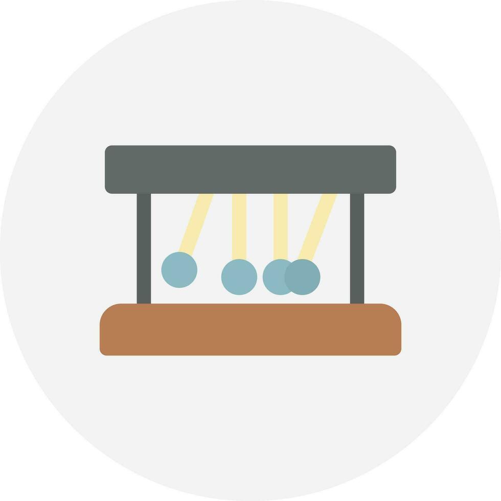 Newton Cradle kreatives Icon-Design vektor