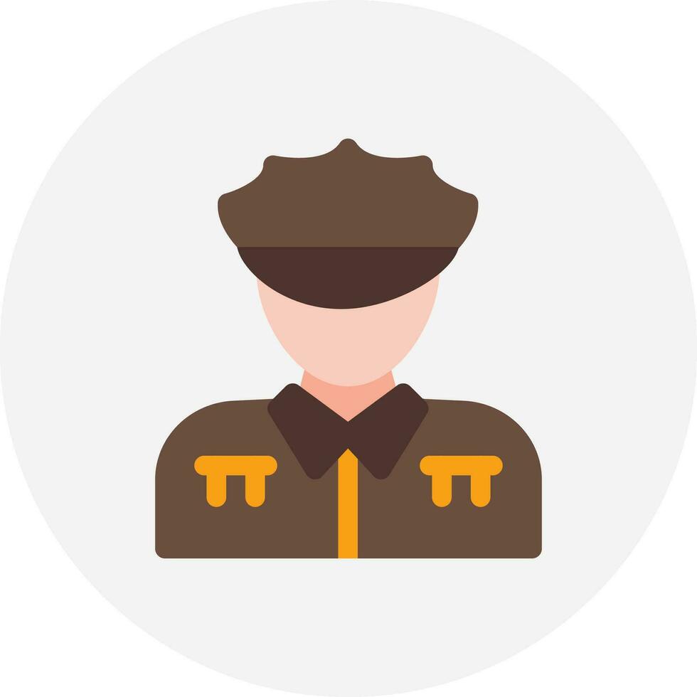 Polizist kreatives Icon-Design vektor