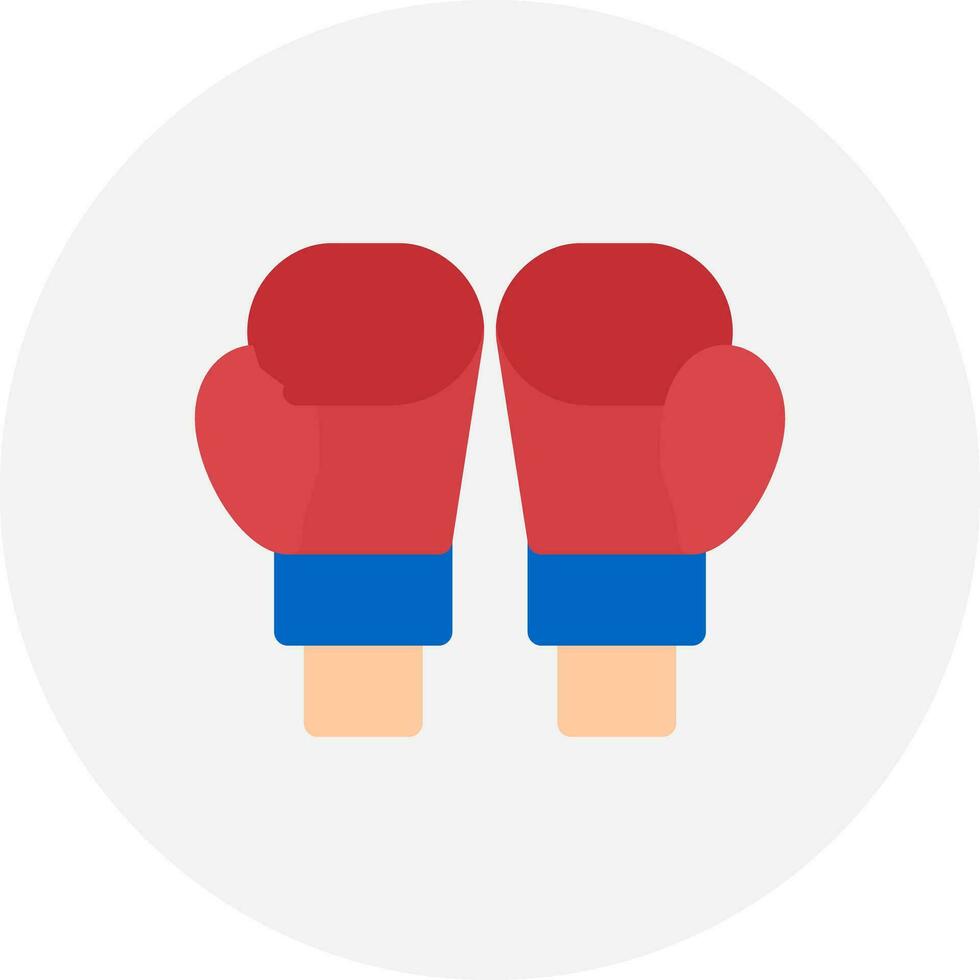 Boxhandschuhe kreatives Icon-Design vektor